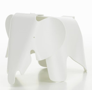 Eames Elephant Small klein RE Vitra Weiß