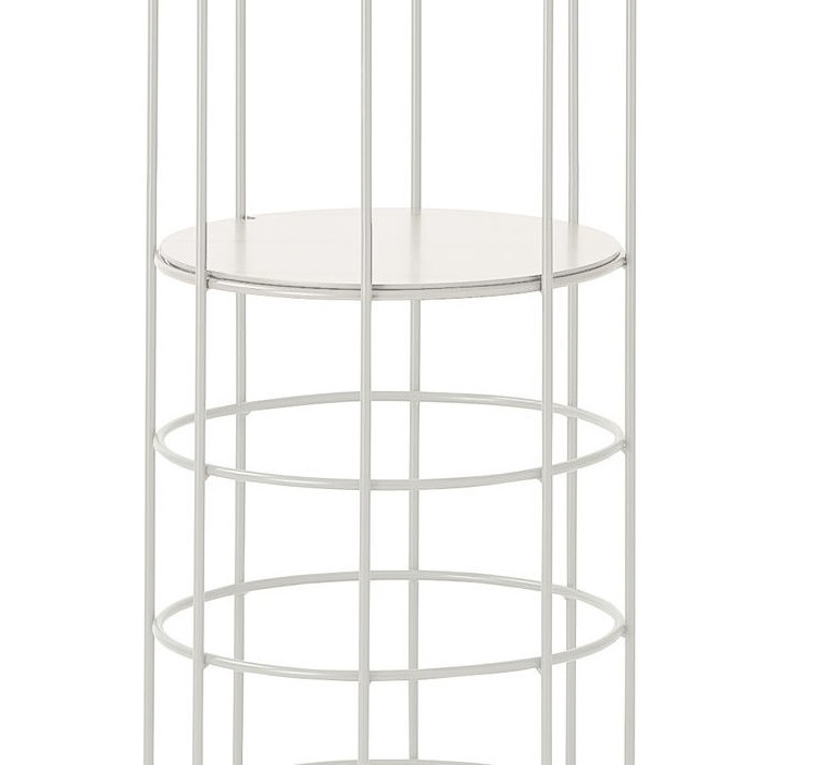 Weißer Einlegeboden für Richard Lampert Bazar Standgarderobe, passend für modulare Garderobensysteme und Kleiderständer.