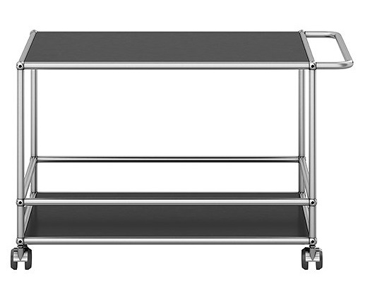 USM Haller Servierwagen / Barwagen – QUICK SHIP-graphitschwarz