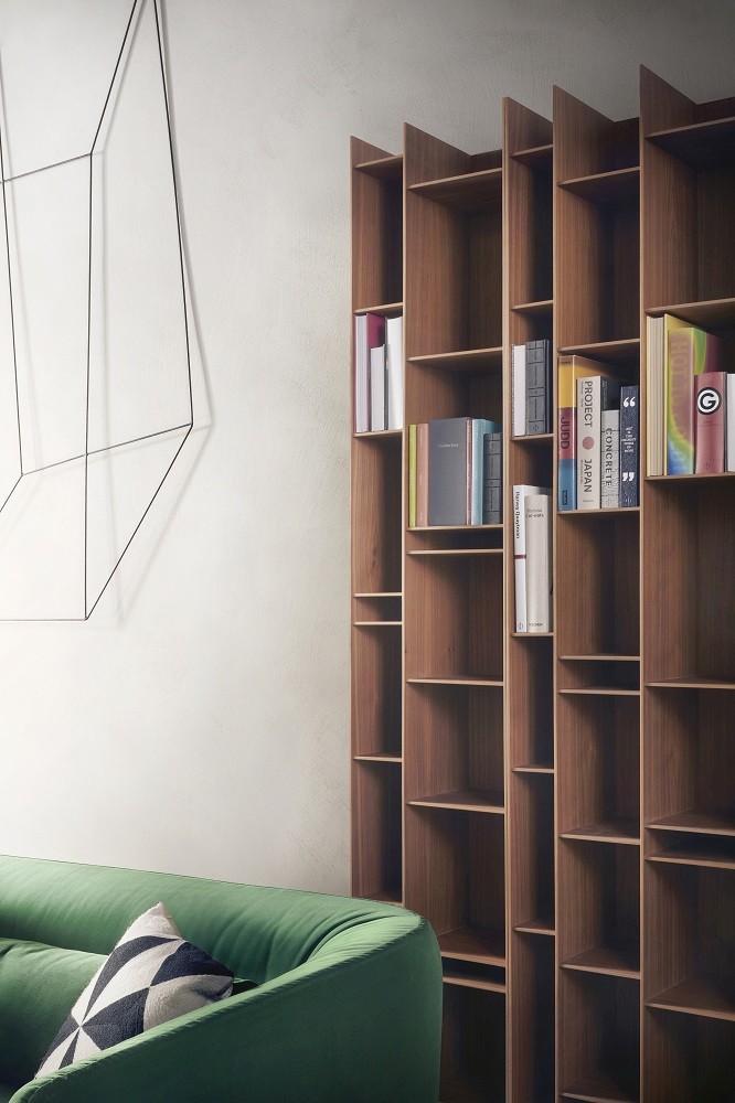 Random Wood Bookcase Bücherregal 2C MDF Italia