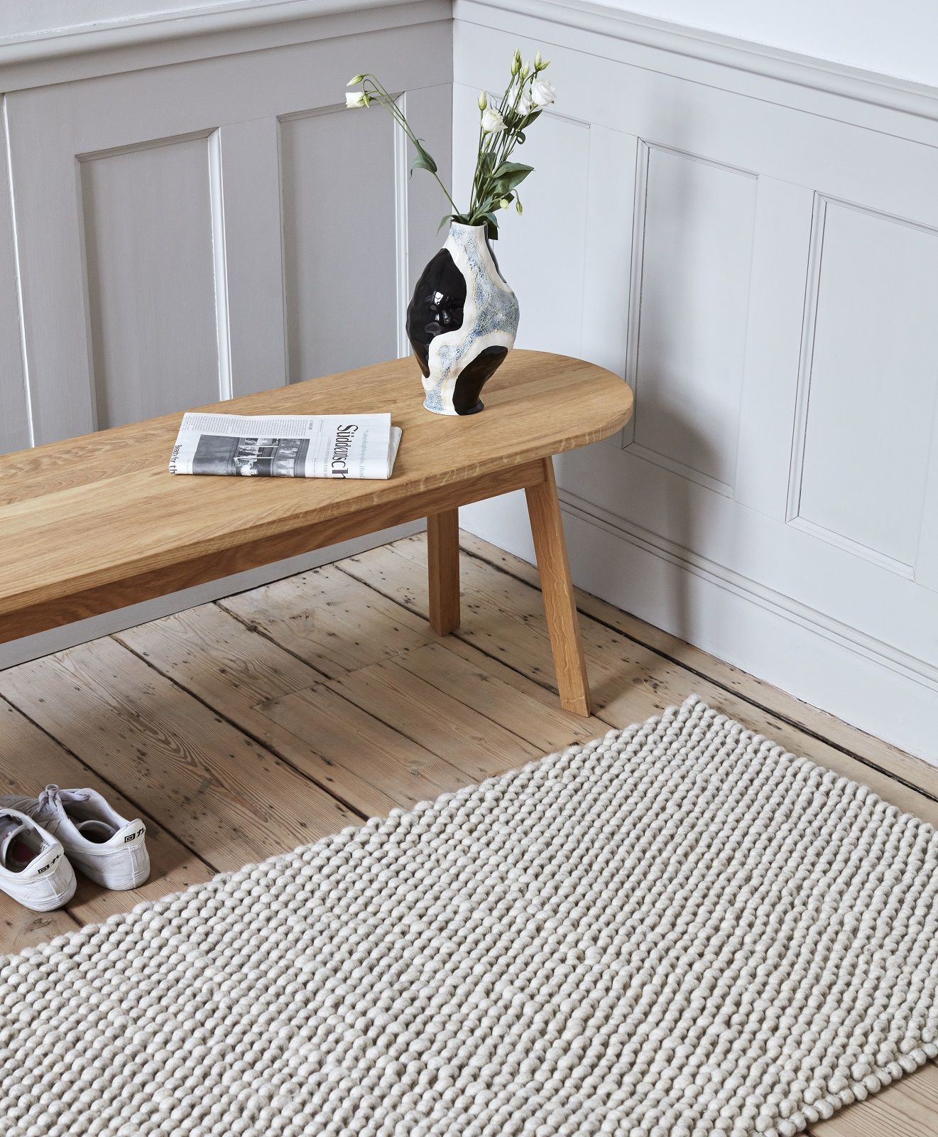 Triangle Leg Bench Bank Hay