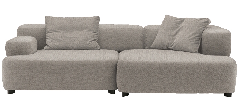 Alphabet 3-Sitzer Sofa Armlehne Rechts Fritz Hansen