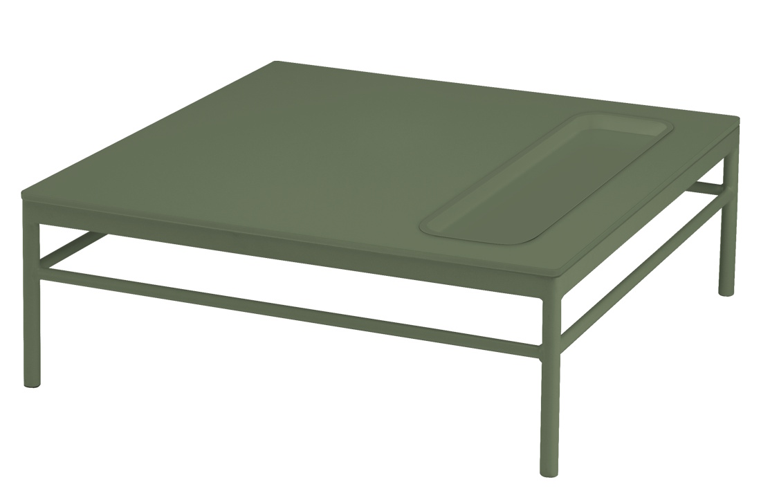 Rivage Beistelltisch Outdoor B 85 x T 85 x H 29,5 cm Fermob