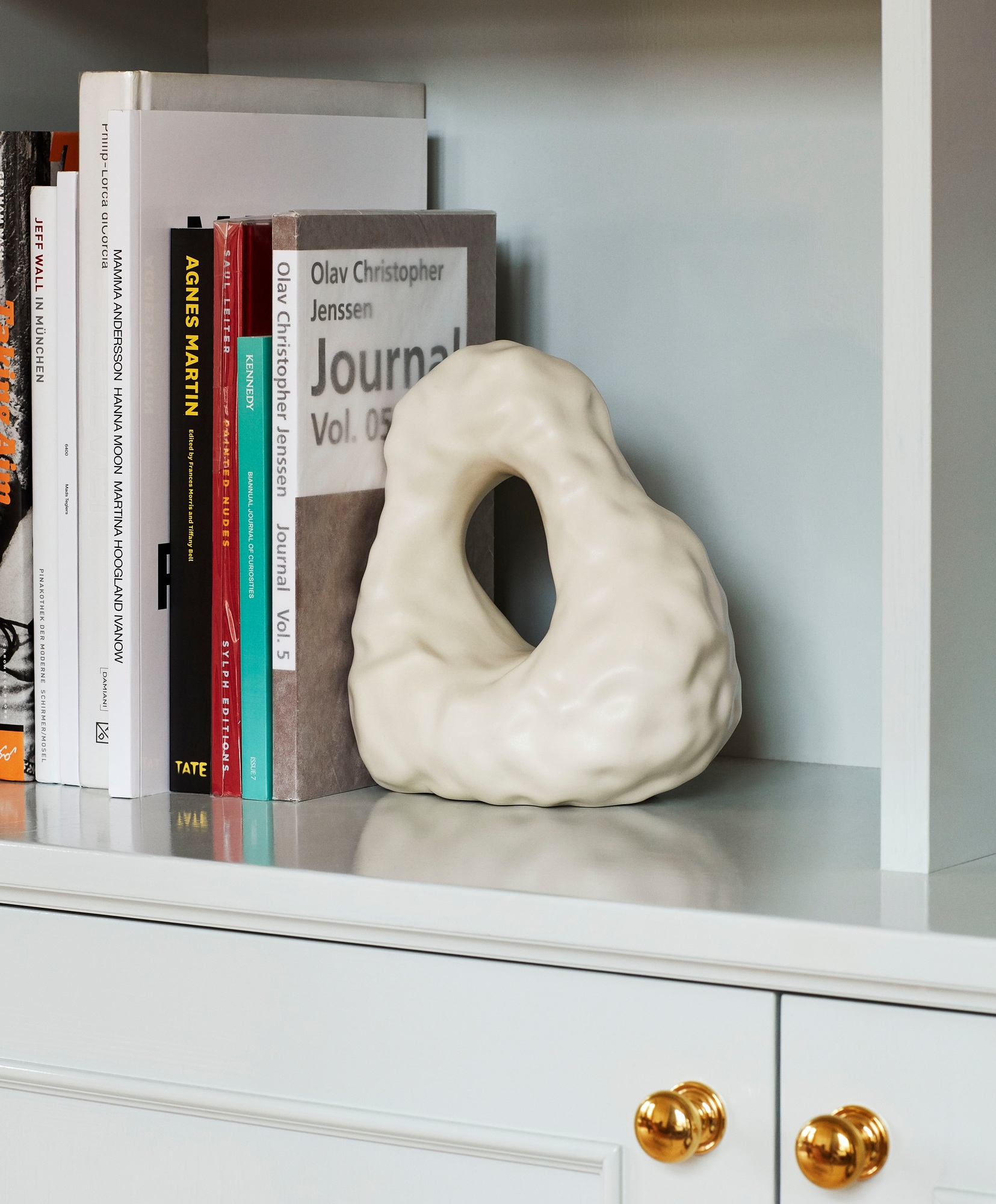 W&S Boulder Bookend Buchstütze Hay EINZELSTÜCK
