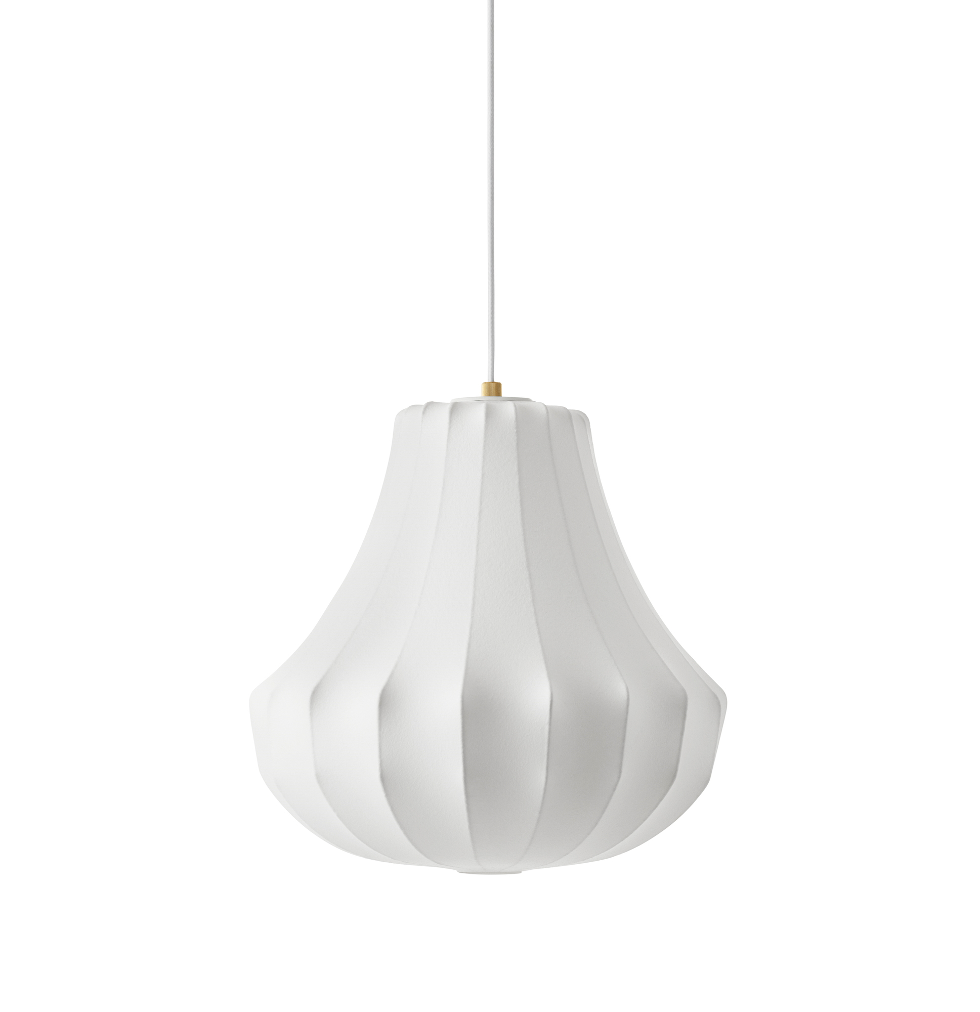 Weiße Phantom Lampe von Normann Copenhagen, eine moderne Pendelleuchte für Wohnräume.