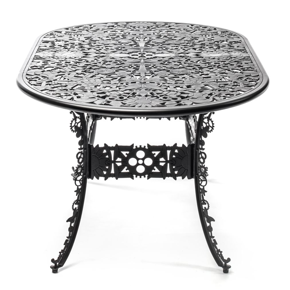  Industry Oval table Esstisch Seletti Schwarz
