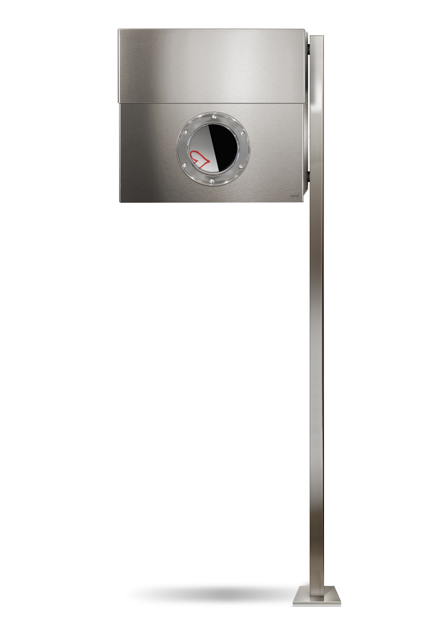 Edelstahl  inkl. Bodenständer/Pfosten