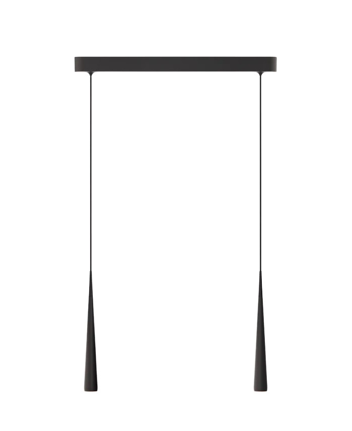 Niceone Trace Pendelleuchte in Grau: Moderne Hängelampe für stilvolle Beleuchtung im Esszimmer oder Wohnzimmer.