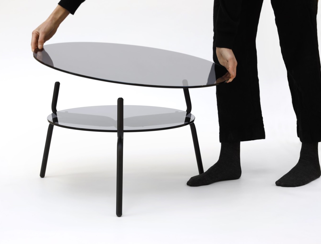 Lej Couchtisch Transparent Mox