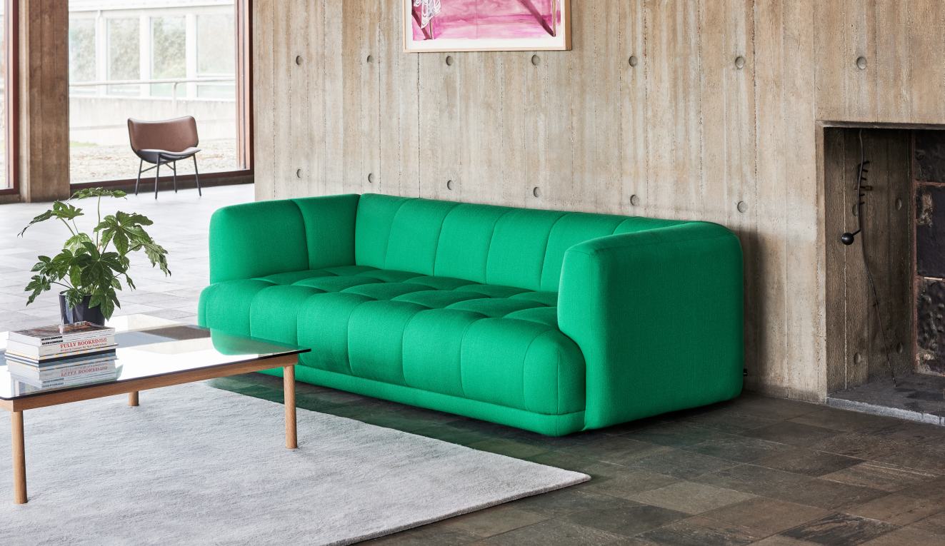 Quilton 3 Seater Sofa 3-Sitzer Hay Stoff Tadao 410
