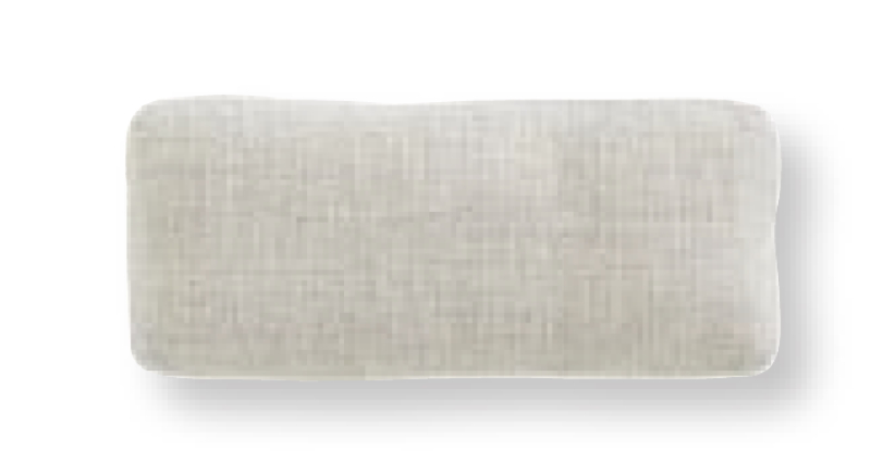 Beiges Grand Sofa Armlehnenkissen von Vitra, Stoffbezug, rechteckig, für mehr Komfort auf dem Sofa.