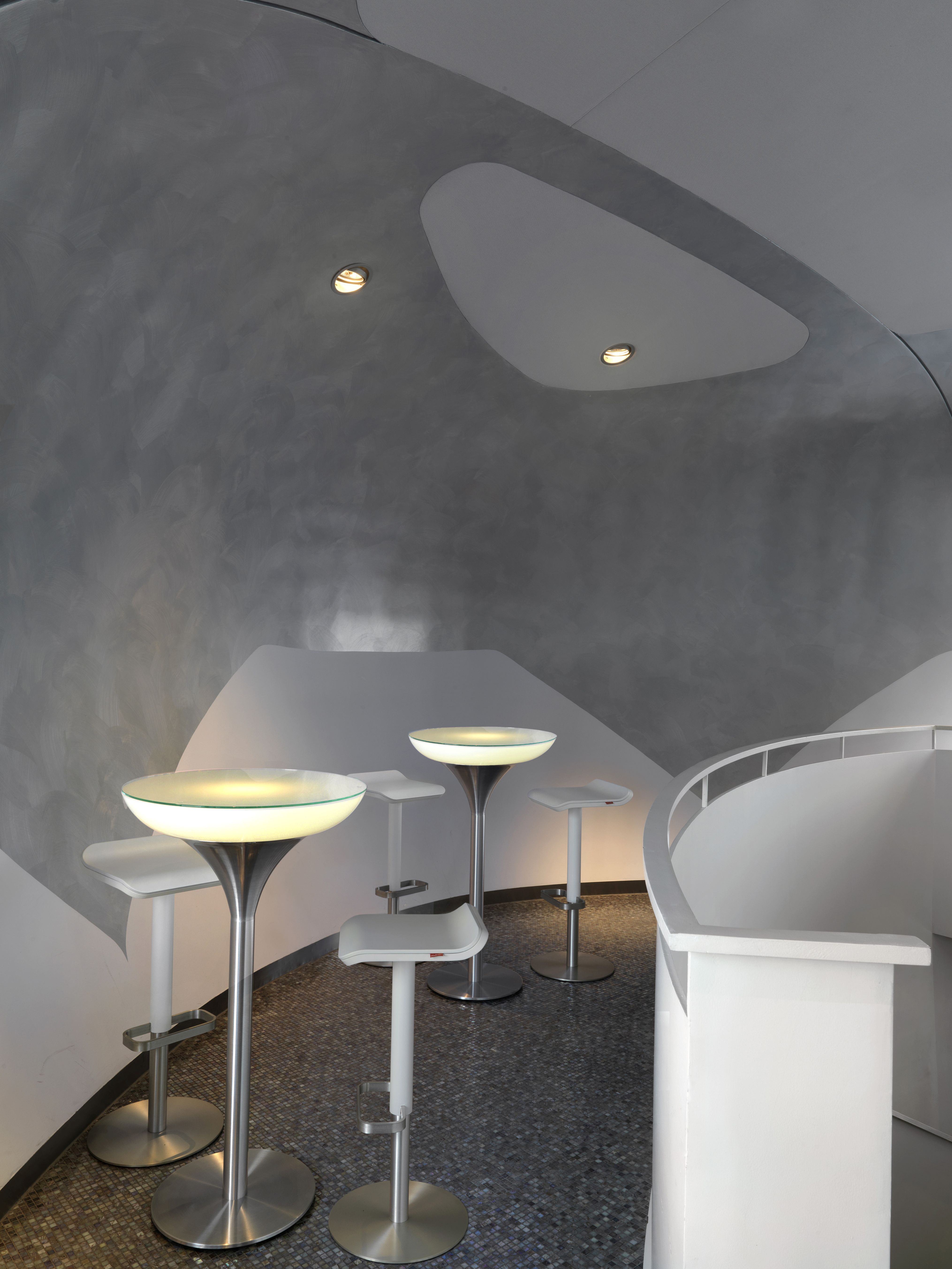 ED Barhocker höhenverstellbar Weiß Moree