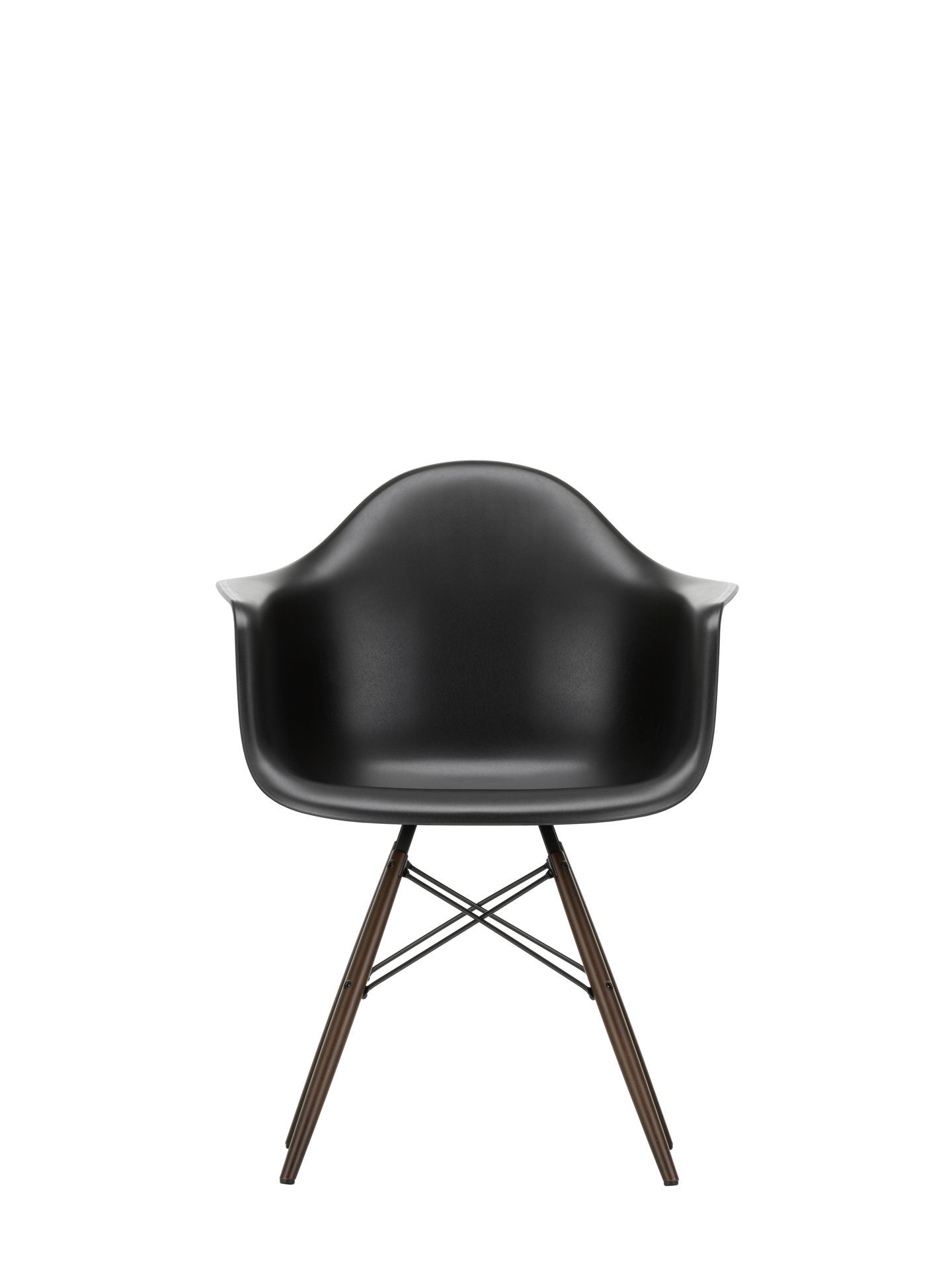 Eames Plastic Arm Chair DAW Stuhl Vitra Esche - Senf
