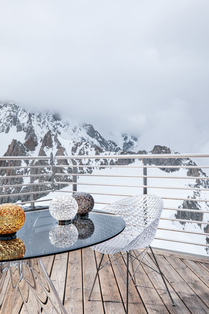 Smatrik Outdoor Stuhl Kartell Weiß