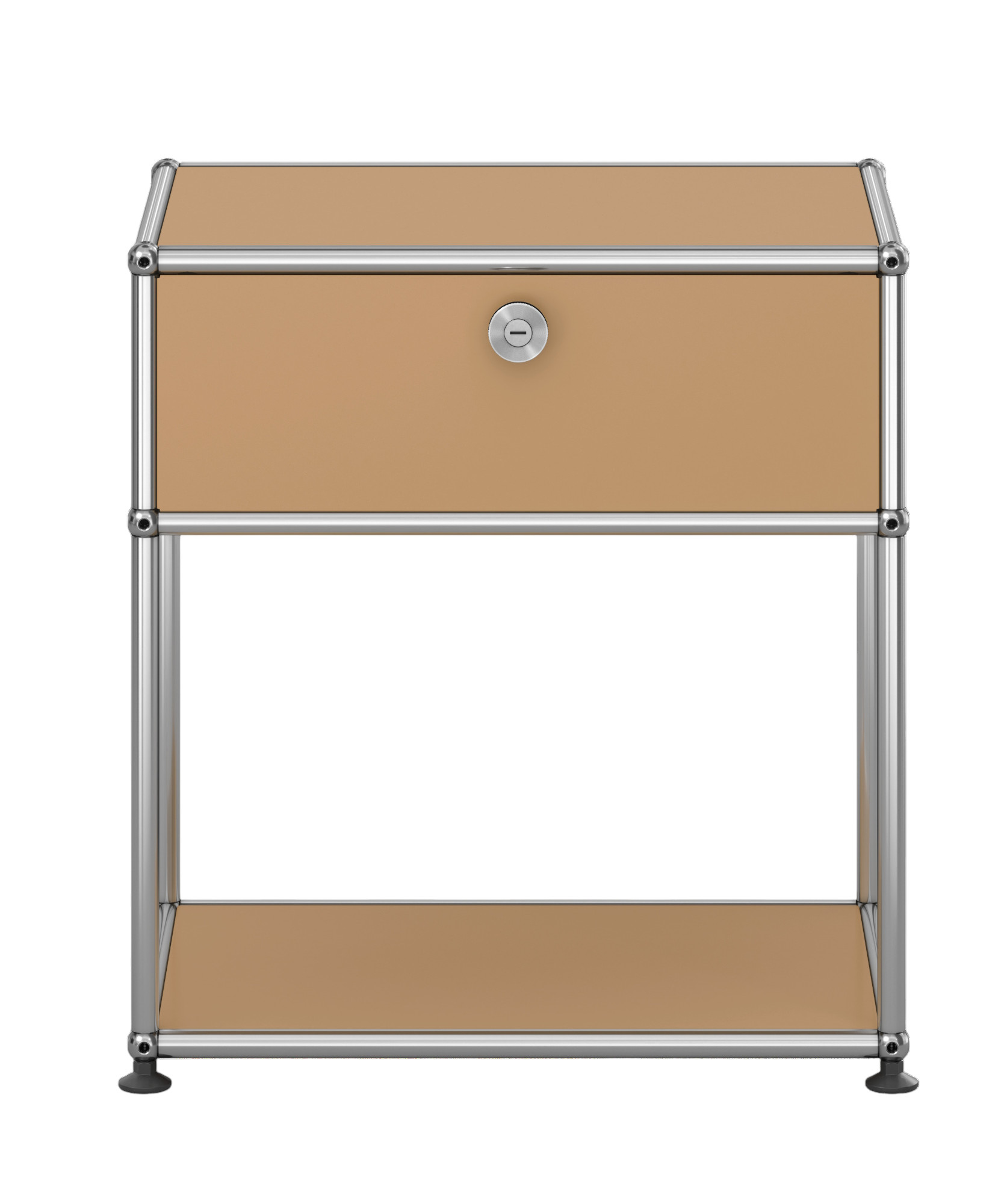 USM Haller Nachttisch mit offenem Fach M54 QUICK SHIP Beige