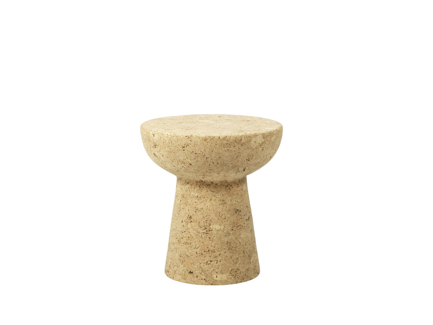 Vitra Cork Family Modell D Hocker/Tisch aus Kork, moderner Beistelltisch und Sitzgelegenheit.