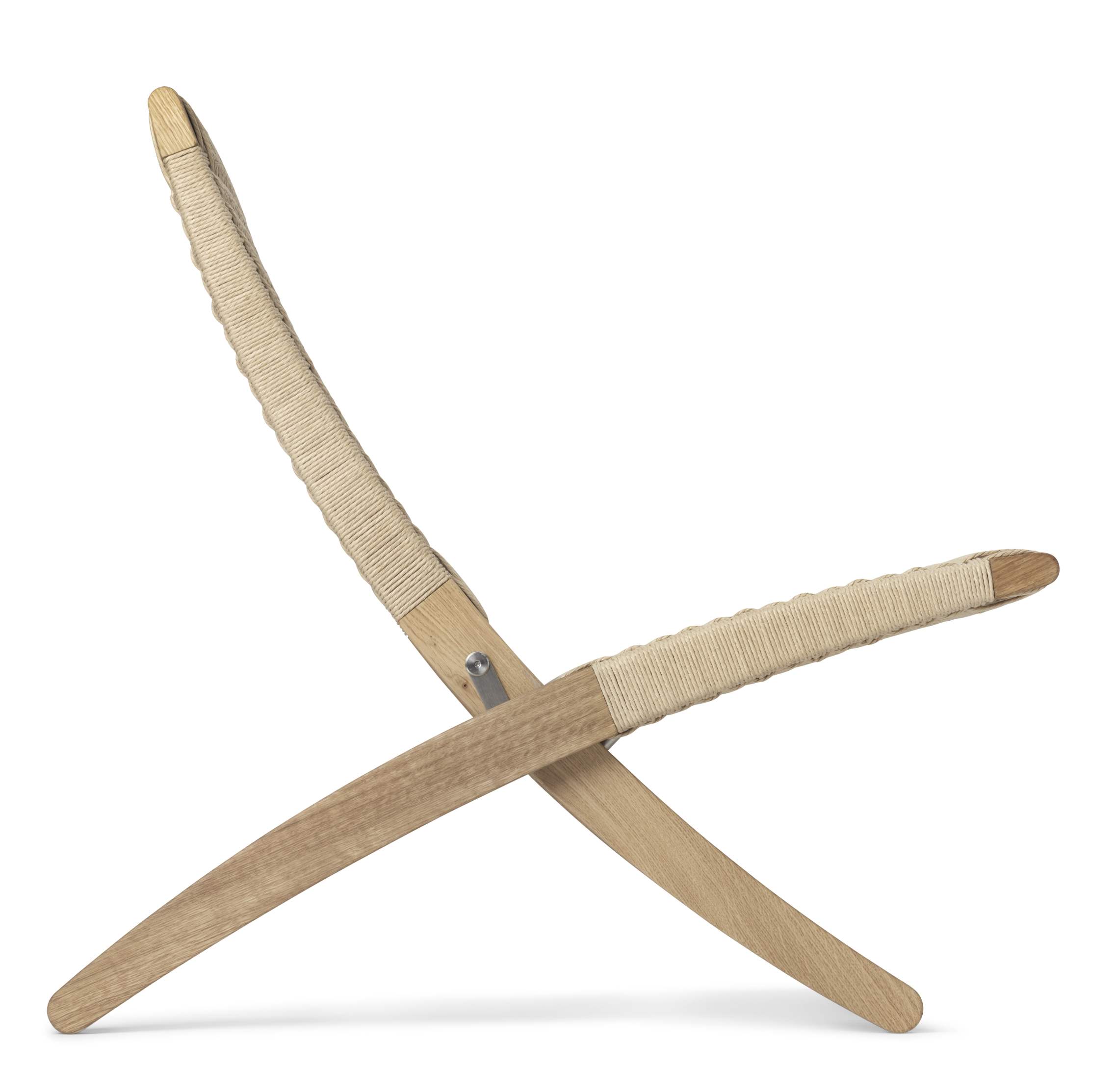 Cuba Sessel mit Papiergeflecht von Carl Hansen & Søn, skandinavisches Design.