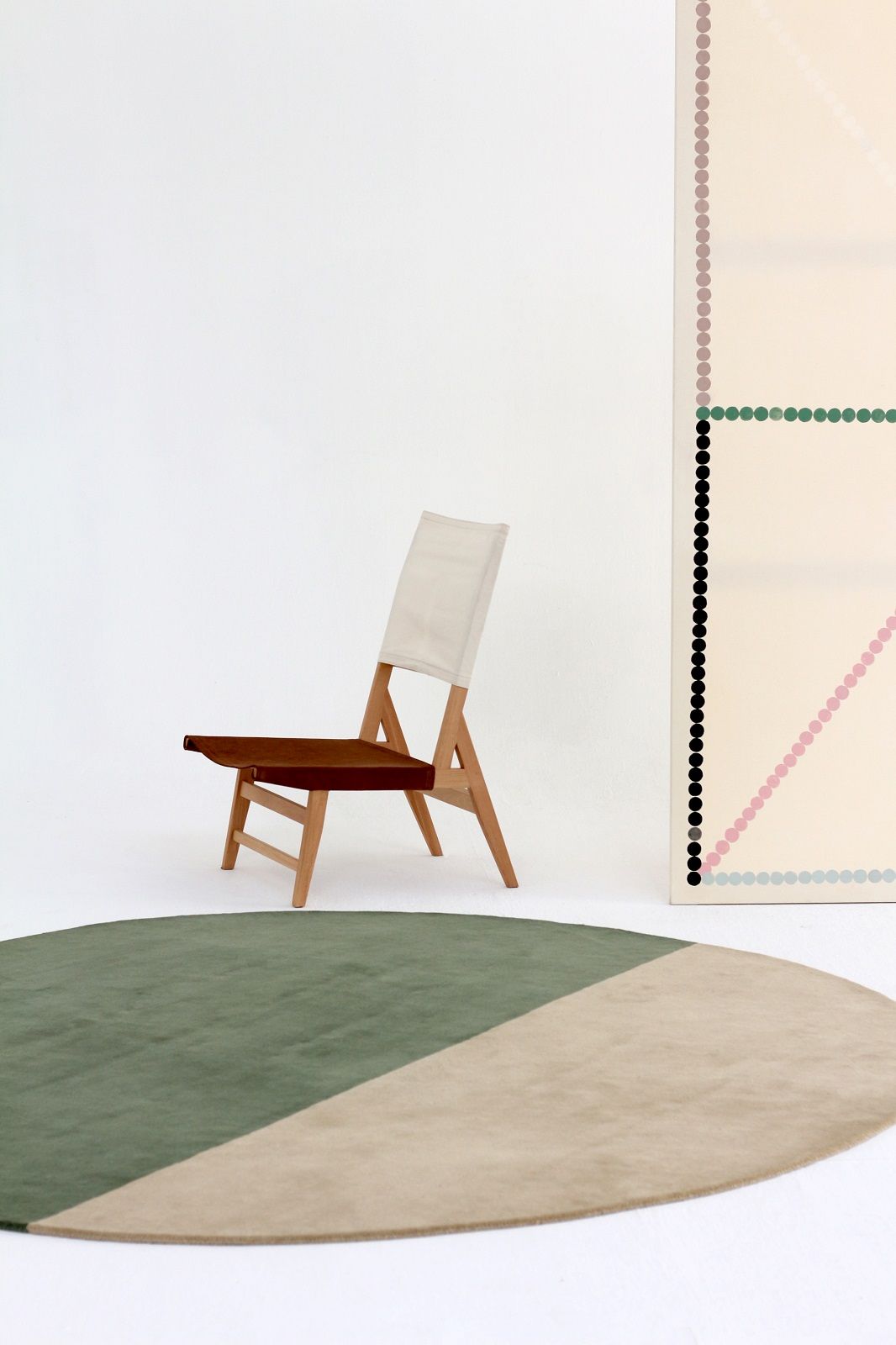 Pearls Teppich / Wollteppich Nanimarquina