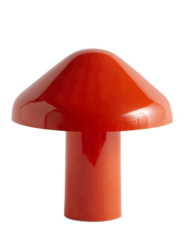 Rote Pao Portable Lamp von Hay, eine moderne Akkuleuchte / Tischleuchte.