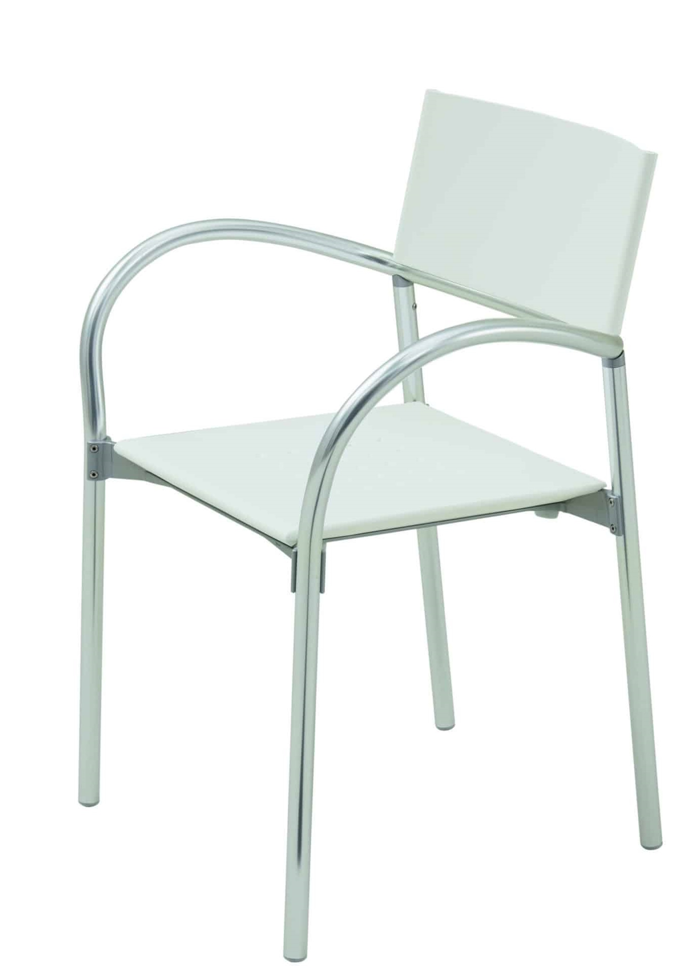Breeze Stuhl Segis Weiss Aluminium matt