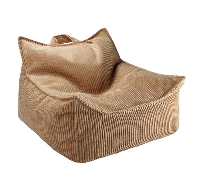 Kindersitzsack Sessel Breitcord Toffee Wigiwama