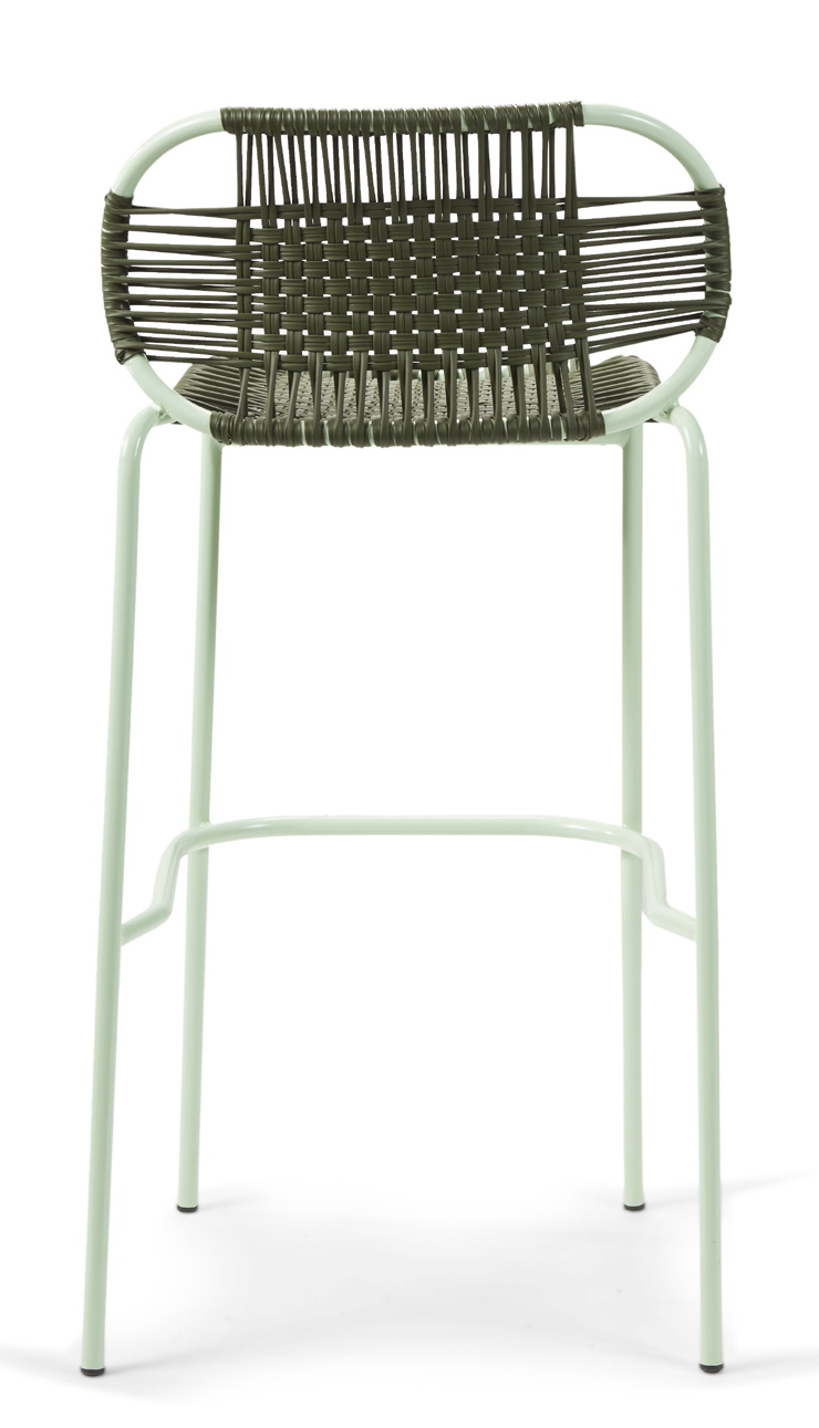 Cielo Barstool Barhocker Outdoor ames Olive grün - Pastell grün