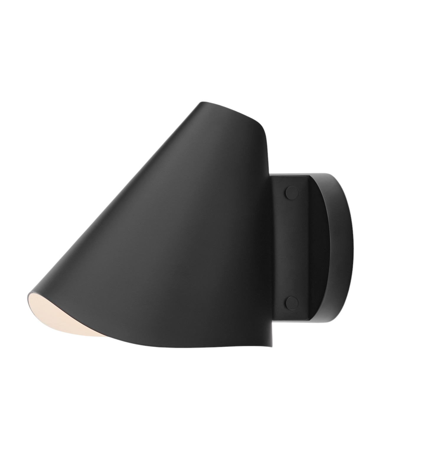 Schwarze Bonnet SC103 Wandleuchte von AndTradition, moderne Innenbeleuchtung für Wohnzimmer und Schlafzimmer.