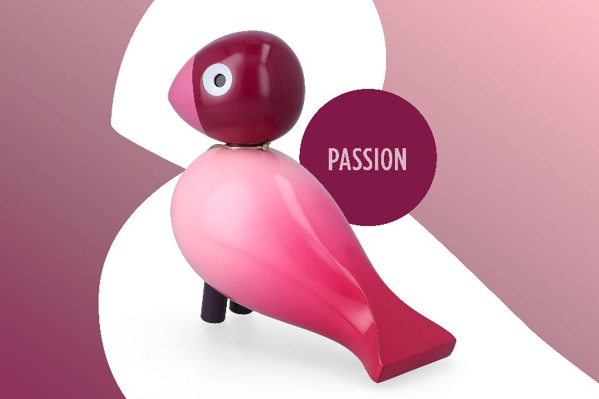 Story Bird Passion Vogel-Holzfigur Kay Bojesen