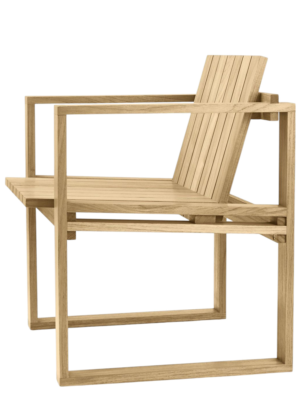 Bodil Kjaer Outdoor Stuhl von Carl Hansen & Søn aus Teakholz für den Garten.