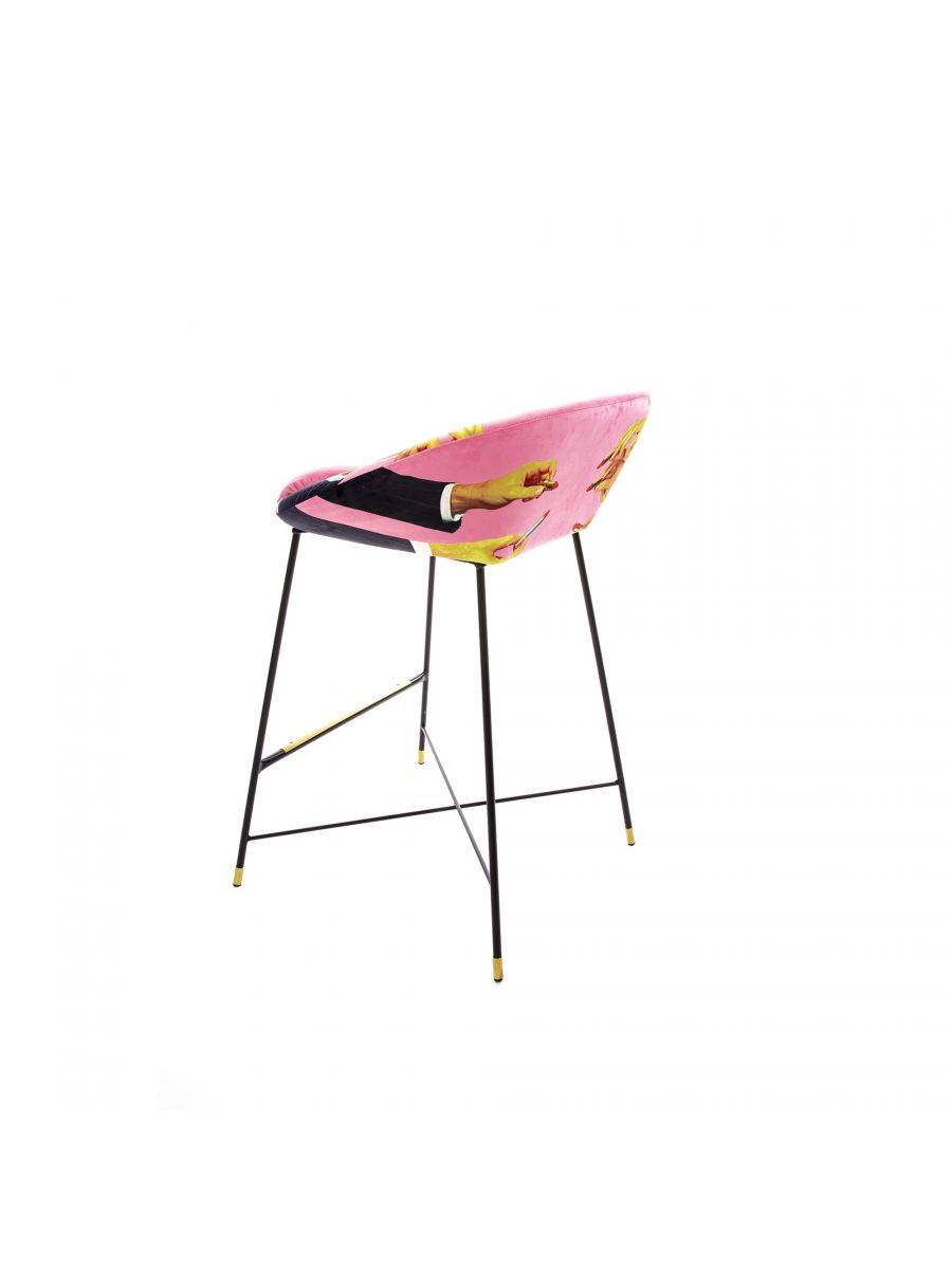 Toiletpaper Barhocker Lipsticks Pink Seletti  