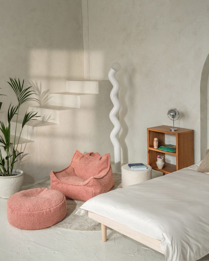 Kinder Ottomann Fußstütze Guave Wigiwama