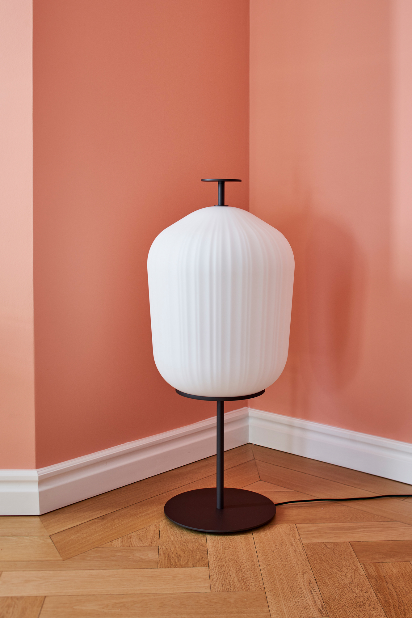 Plissée Floor Lamp Stehleuchte ClassiCon Bronze