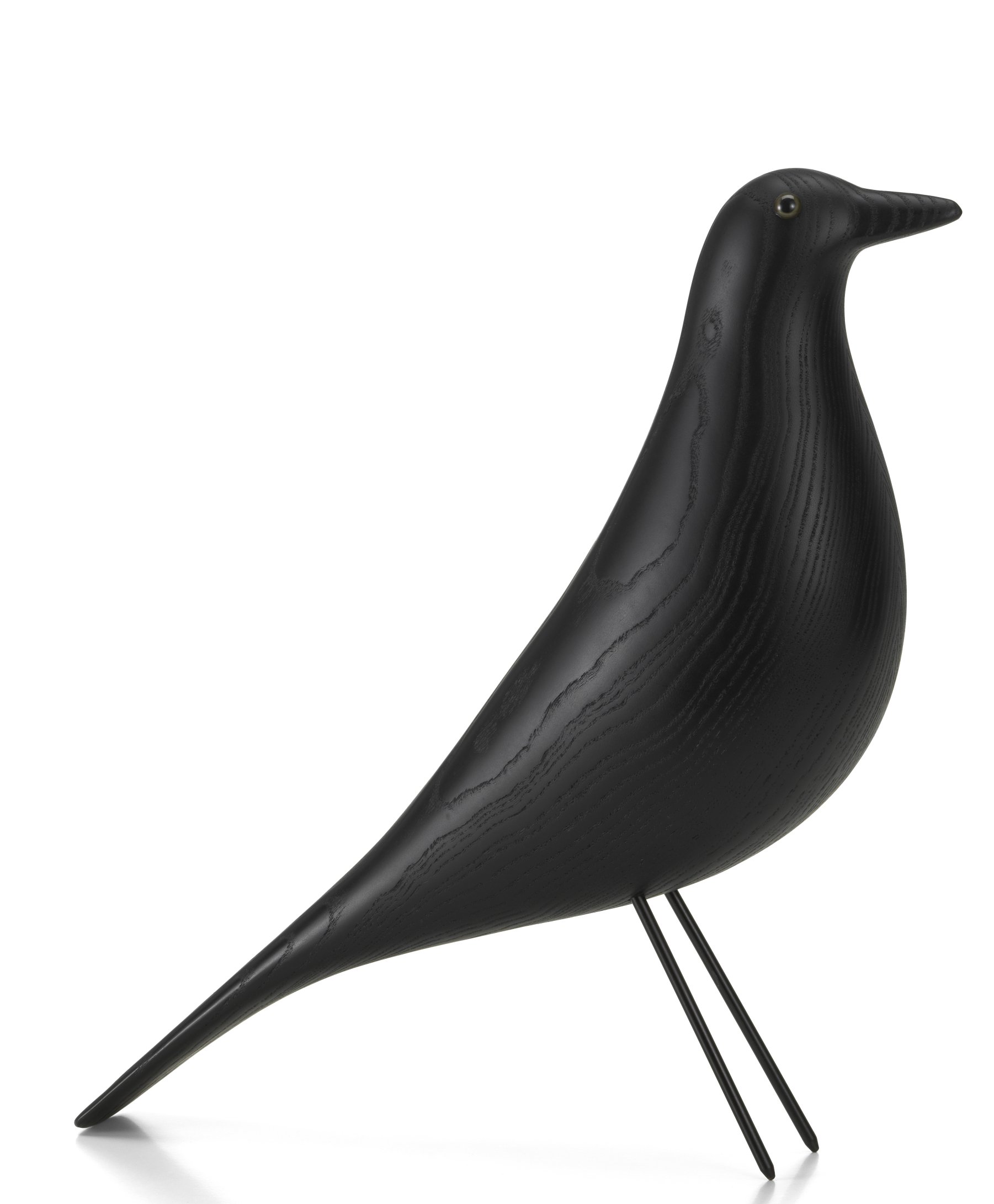 Eames House Bird Skulptur Esche schwarz Vitra 