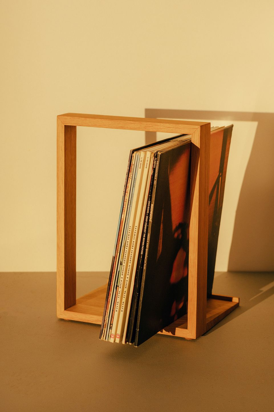 Vinyl b-Seite Plattenregal Eiche das kleine b