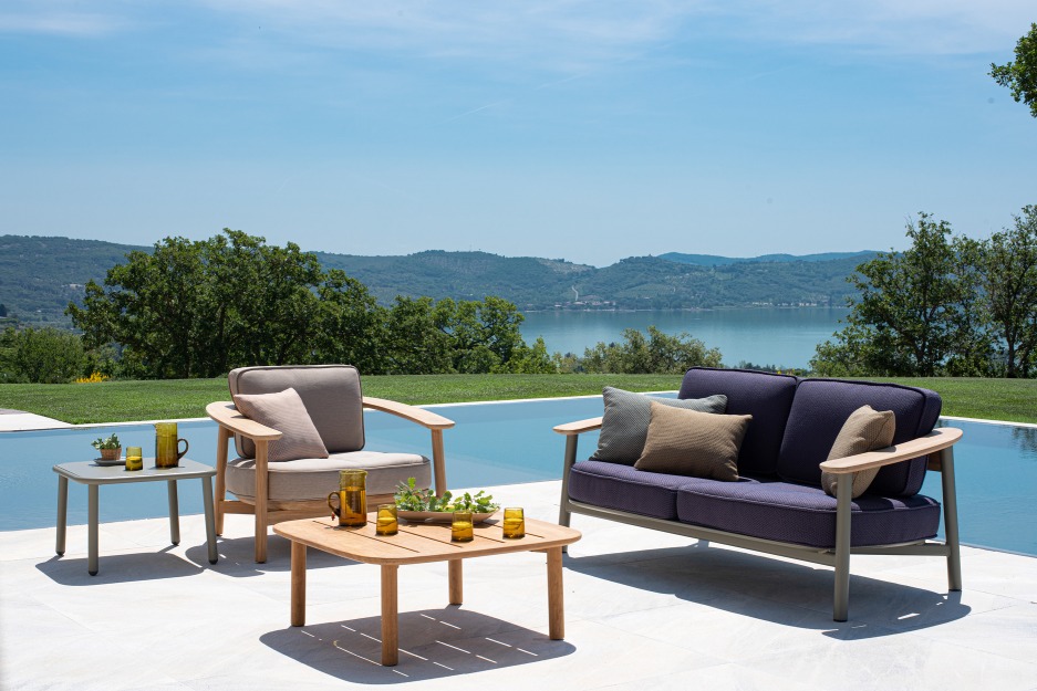 Twins Lounge Chair Sessel Outdoor Emu