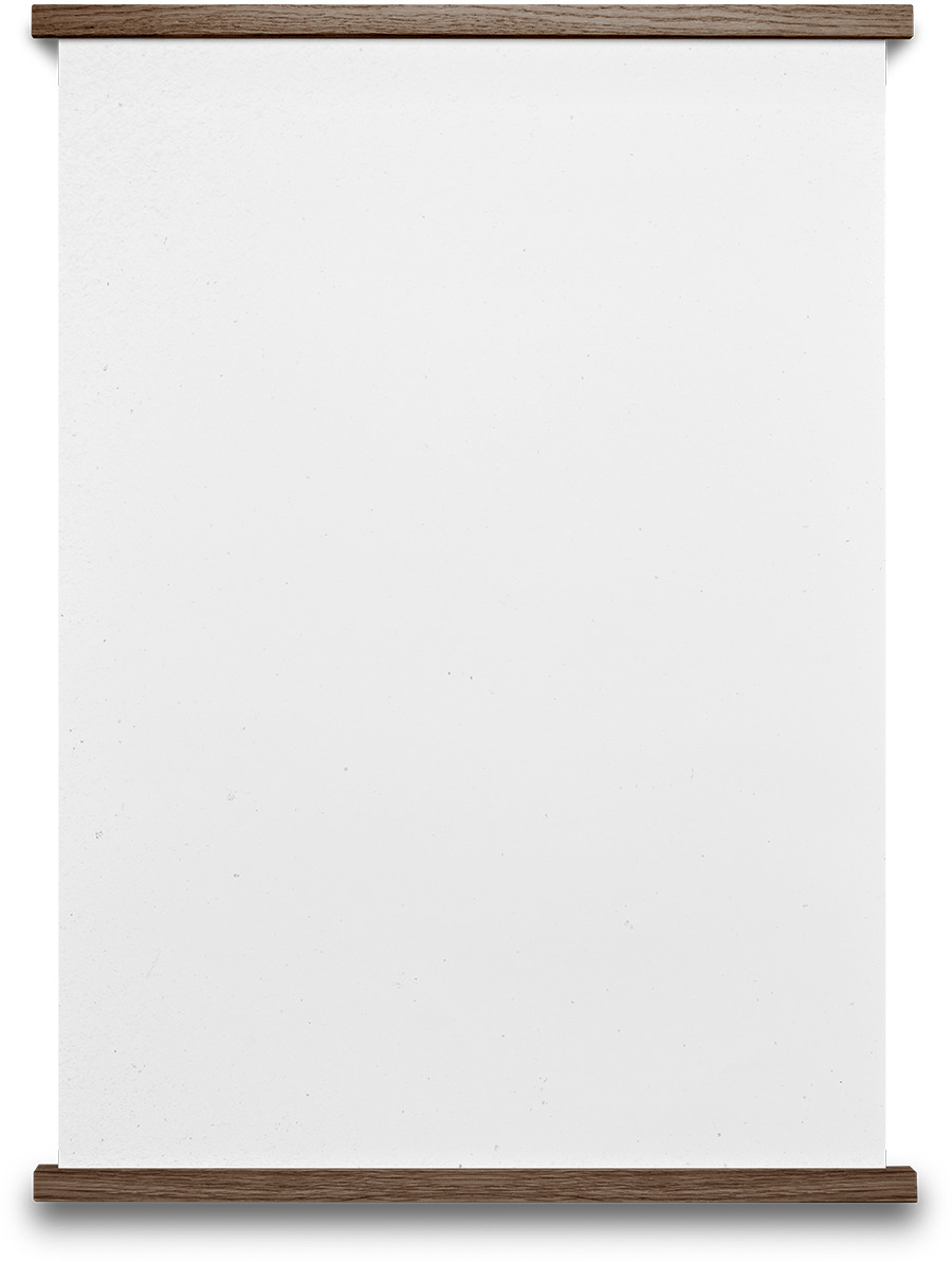 Poster mit Walnuss Posterleiste (73 cm) von Paper Collective zur stilvollen Wanddekoration.