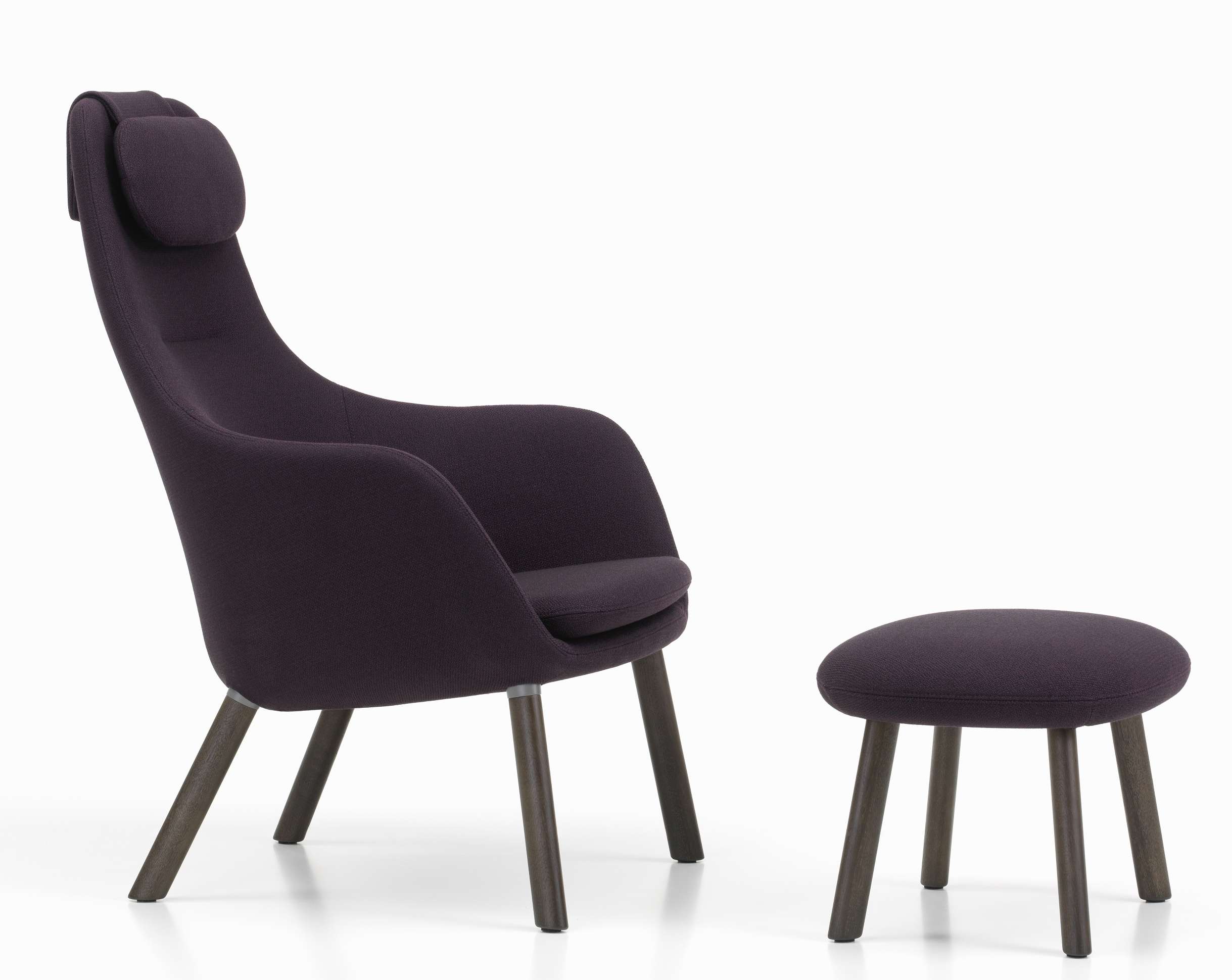 Hal Lounge Chair Sessel + Ottoman Sitzkissen lose Vitra