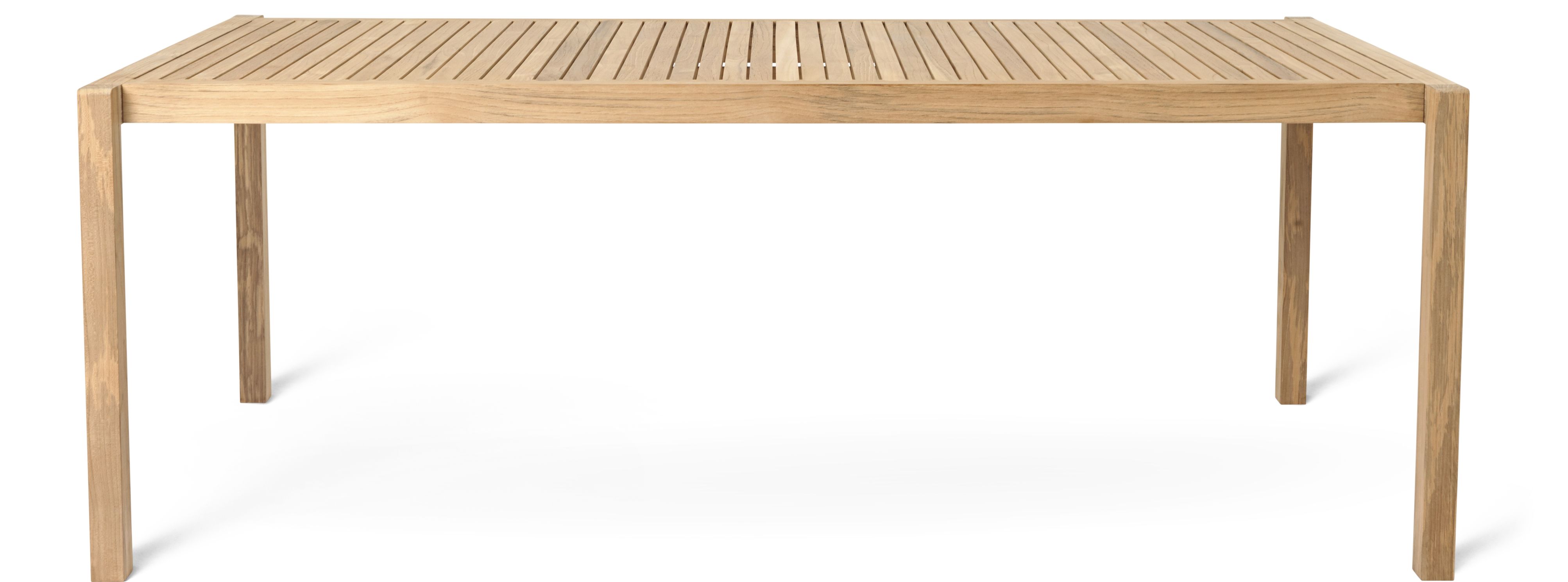 AH901 Esstisch von Carl Hansen & Søn aus Teakholz für den Garten.