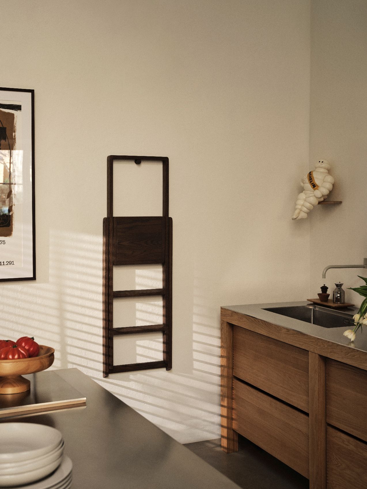 Step Trittleiter Design House Stockholm Weiss gebeizt