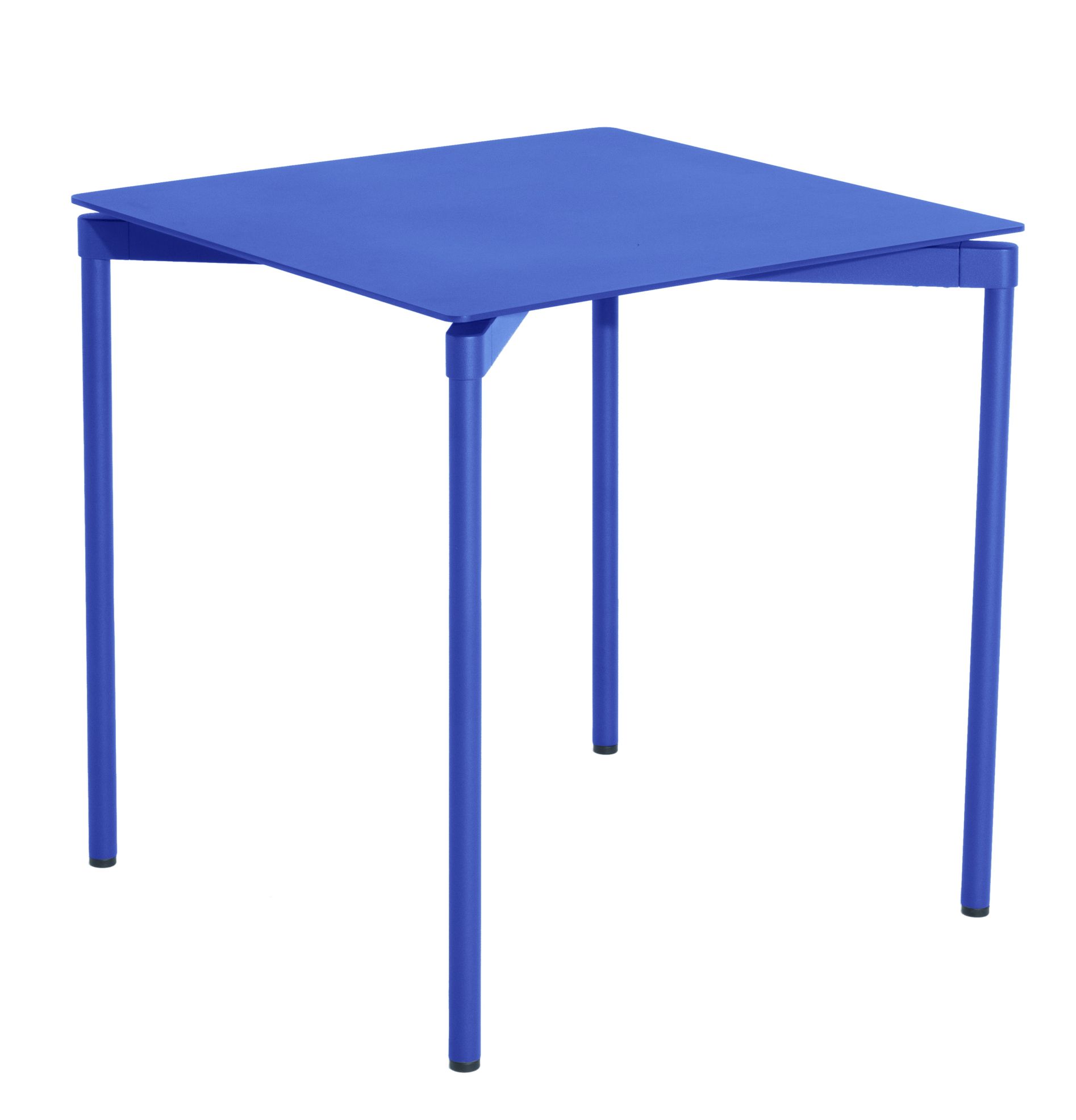 Blauer Fromme Esstisch quadratisch von Petite Friture. Moderner Tisch mit minimalistischem Design für Esszimmer.