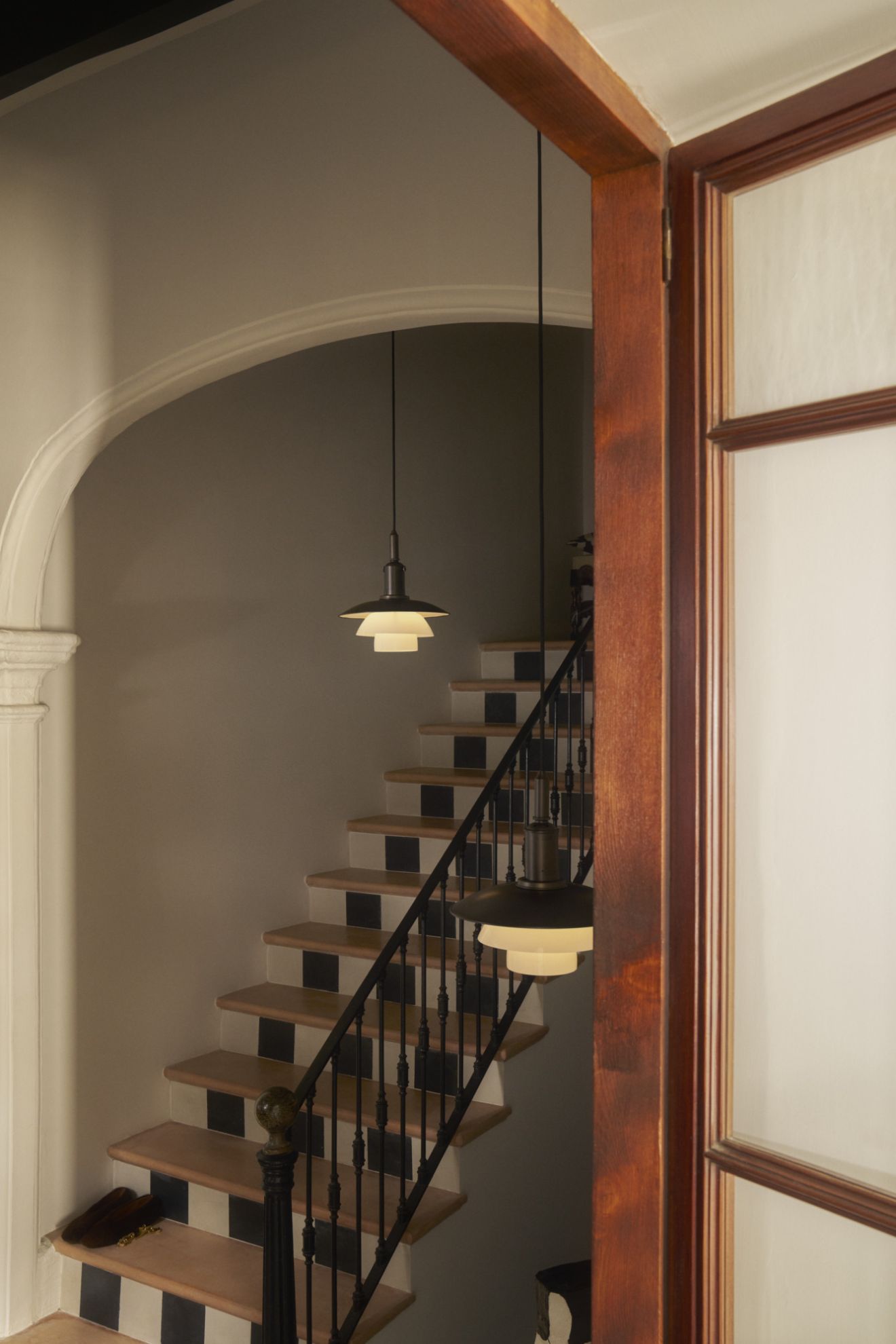 PH 3/3 Aged Brass Opal Pendelleuchte Louis Poulsen