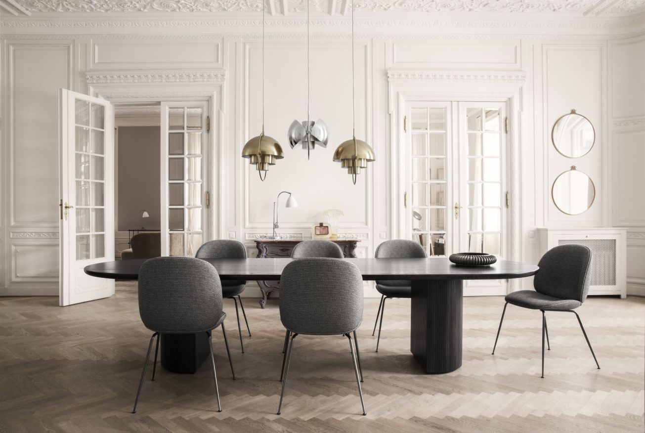 Multi-Lite Pendant lamp Pendelleuchte Schwarz / Chrom Gubi