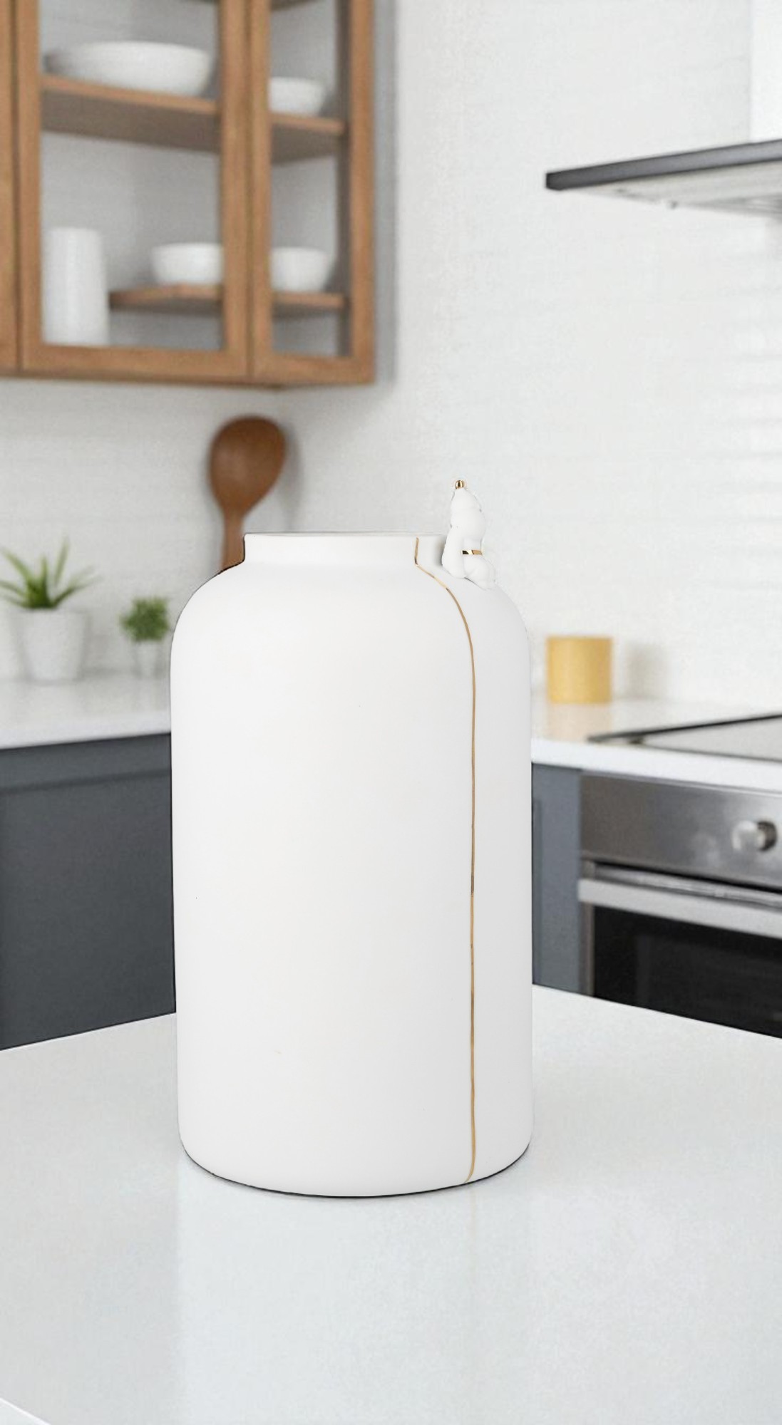 Vase Winterblumen Räder