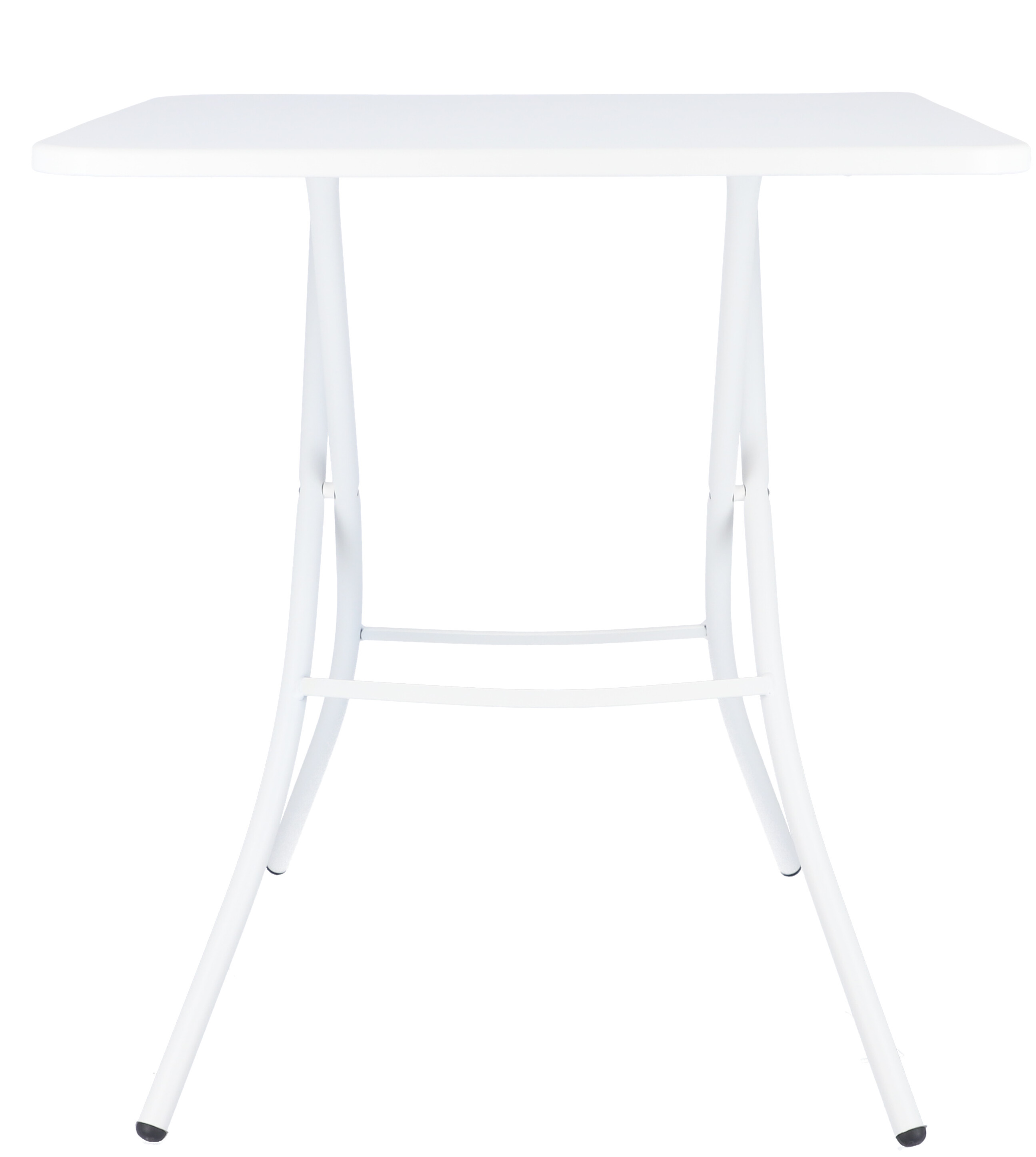 Weißer Fiam Klapptisch von Jan Kurtz für den Outdoor-Bereich, quadratisch und platzsparend.