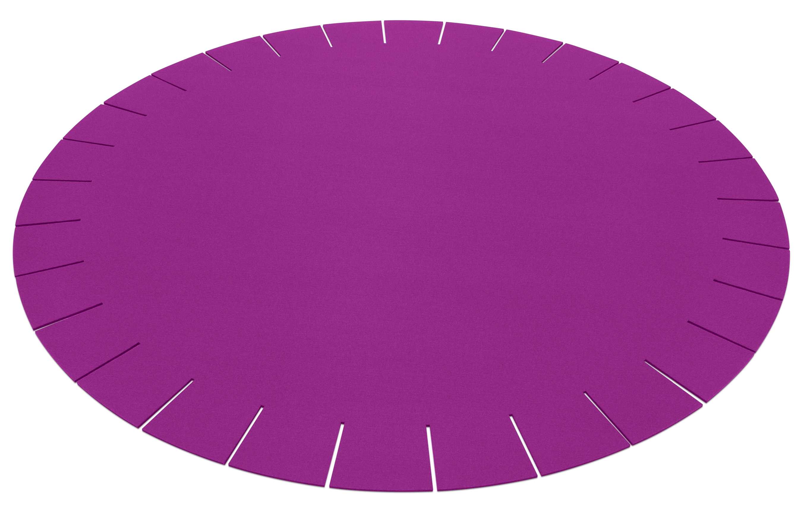 Teppich Franse Rund 150 cm HEY - SIGN by BWF Group Pink