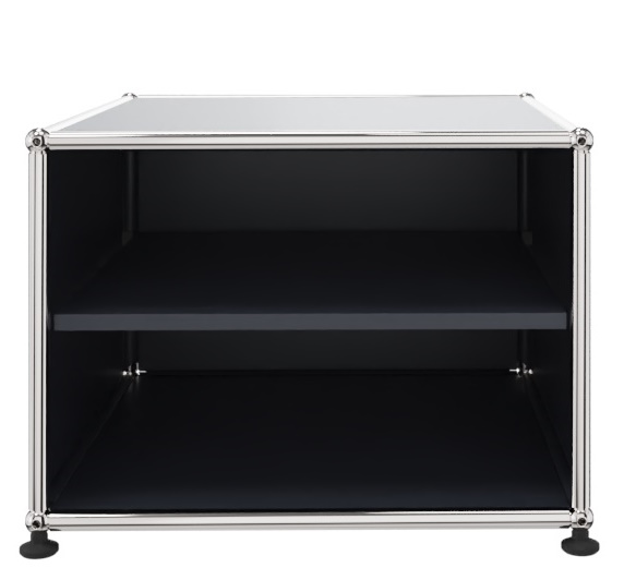 USM Haller Beistellmöbel mit Zwischentablar - anthrazit