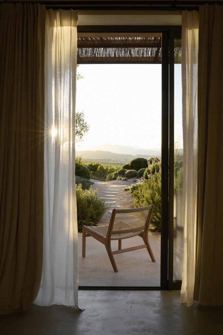 Jack Woven Outdoor Loungsessel Teak Kordel Beige Ethnicraft