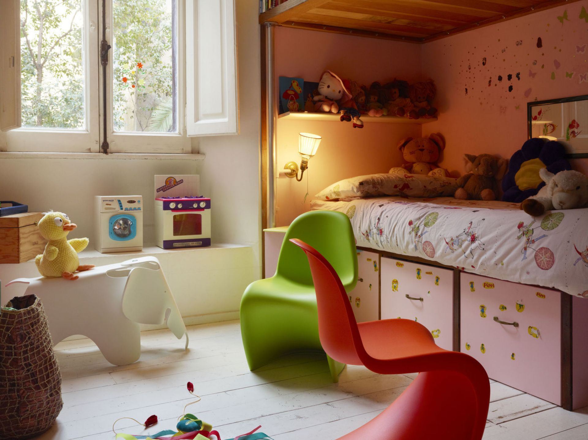 Panton Junior Stuhl MEERBLAU Vitra EINZELSTÜCK