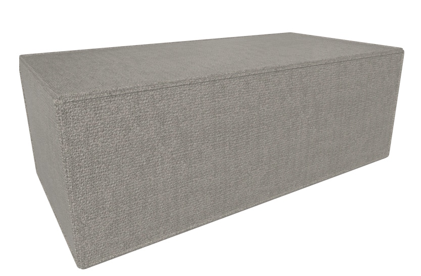 Graues Trio Basis Sitzelement von Cor, modernes Sofa Modul mit Stoffbezug für Wohnzimmer.