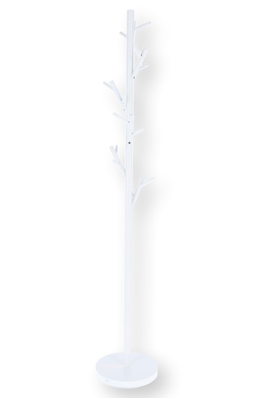 Weißer Tree Kleiderständer von Jan Kurtz, moderner Garderobenständer aus Metall mit Ästen als Haken.